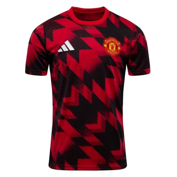 Maillot Manchester United Pre-Match Homme 2025-26 Rouge
