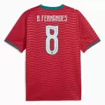 Maillot Portugal Bruno Fernandes 8 Homme Domicile Coupe du Monde 2026