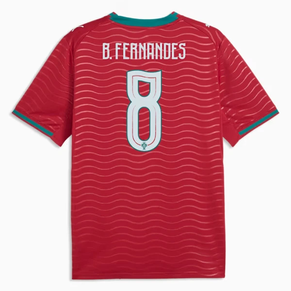 Maillot Portugal Bruno Fernandes 8 Homme Domicile Coupe du Monde 2026