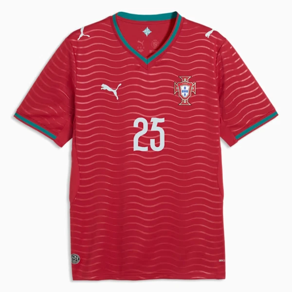 Maillot Portugal Nuno Mendes 25 Homme Domicile Coupe du Monde 2026