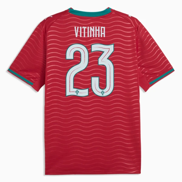 Maillot Portugal Vitinha 23 Homme Domicile Coupe du Monde 2026