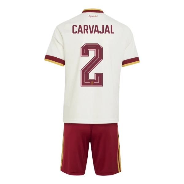 Maillot Espagne Carvajal 2 Enfant Extérieur Coupe du Monde 2026