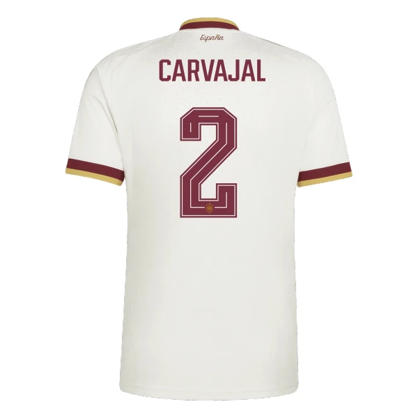 Maillot Espagne Carvajal 2 Homme Extérieur Coupe du Monde 2026