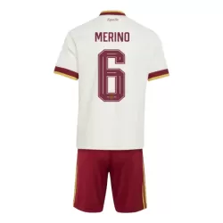 Maillot Espagne Merino 6 Enfant Extérieur Coupe du Monde 2026
