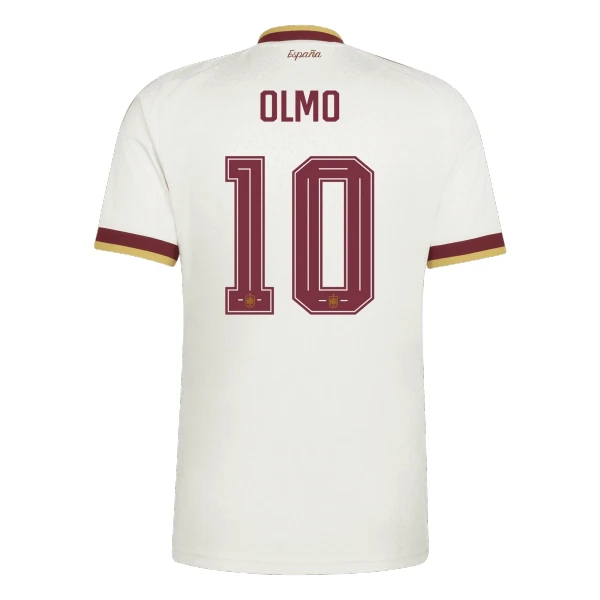 Maillot Espagne Olmo 10 Homme Extérieur Coupe du Monde 2026