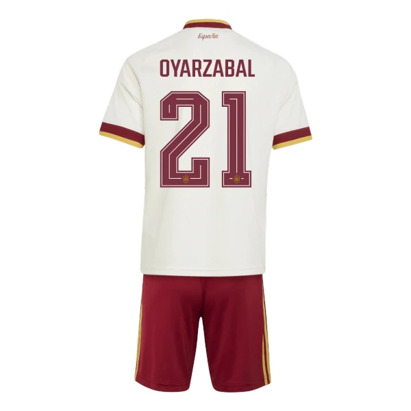 Maillot Espagne Oyarzabal 21 Enfant Extérieur Coupe du Monde 2026