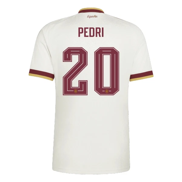 Maillot Espagne Pedri 20 Homme Extérieur Coupe du Monde 2026