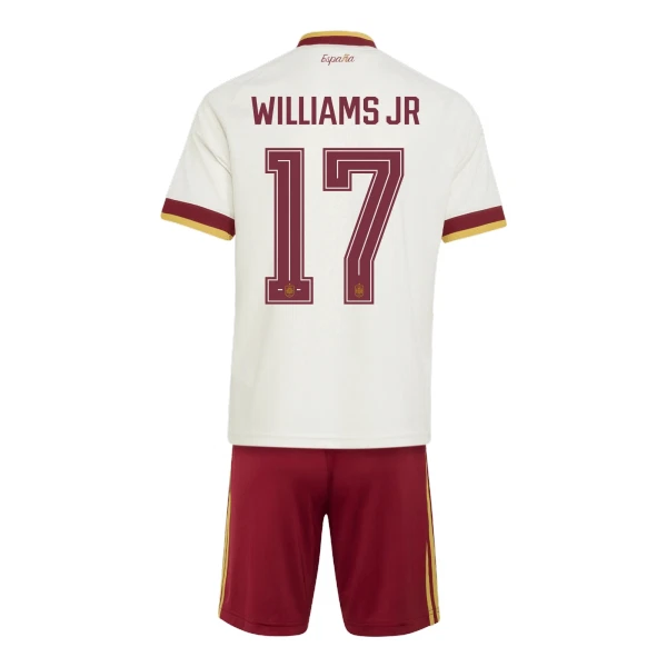 Maillot Espagne Williams JR 17 Enfant Extérieur Coupe du Monde 2026
