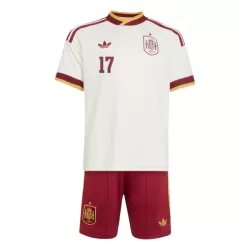 Maillot Espagne Williams JR 17 Enfant Extérieur Coupe du Monde 2026
