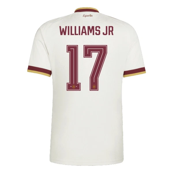 Maillot Espagne Williams JR 17 Homme Extérieur Coupe du Monde 2026