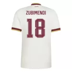 Maillot Espagne Zubimendi 18 Homme Extérieur Coupe du Monde 2026