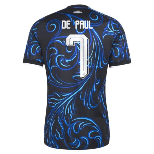 Maillot Argentine De Paul 7 Homme Extérieur Coupe du Monde 2026