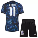 Maillot Argentine Di Maria 11 Enfant Extérieur Coupe du Monde 2026