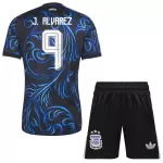 Maillot Argentine J. Alvarez 9 Enfant Extérieur Coupe du Monde 2026