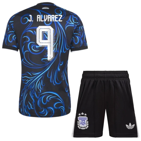 Maillot Argentine J. Alvarez 9 Enfant Extérieur Coupe du Monde 2026