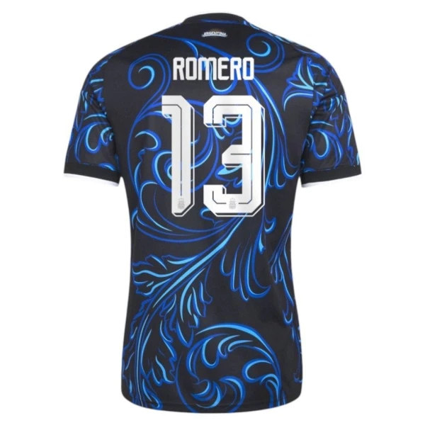 Maillot Argentine Romero 13 Homme Extérieur Coupe du Monde 2026