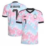 Maillot Belgique De Bruyne 7 Homme Extérieur Coupe du Monde 2026