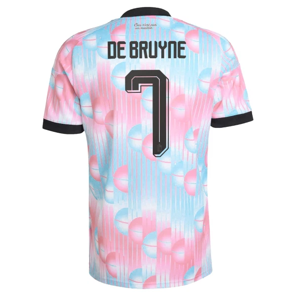 Maillot Belgique De Bruyne 7 Homme Extérieur Coupe du Monde 2026