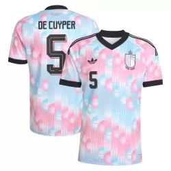 Maillot Belgique De Cuyper 5 Homme Extérieur Coupe du Monde 2026