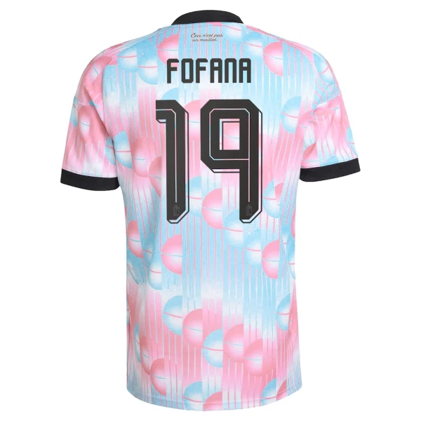 Maillot Belgique Fofana 19 Homme Extérieur Coupe du Monde 2026