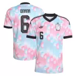 Maillot Belgique Onana 6 Homme Extérieur Coupe du Monde 2026