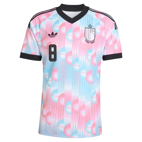 Maillot Belgique Tielemans 8 Homme Extérieur Coupe du Monde 2026