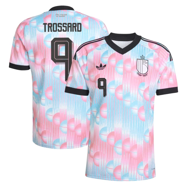 Maillot Belgique Trossard 9 Homme Extérieur Coupe du Monde 2026