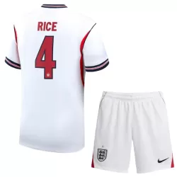Maillot Angleterre Rice 4 Enfant Domicile Coupe du Monde 2026