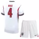 Maillot Angleterre Rice 4 Enfant Domicile Coupe du Monde 2026