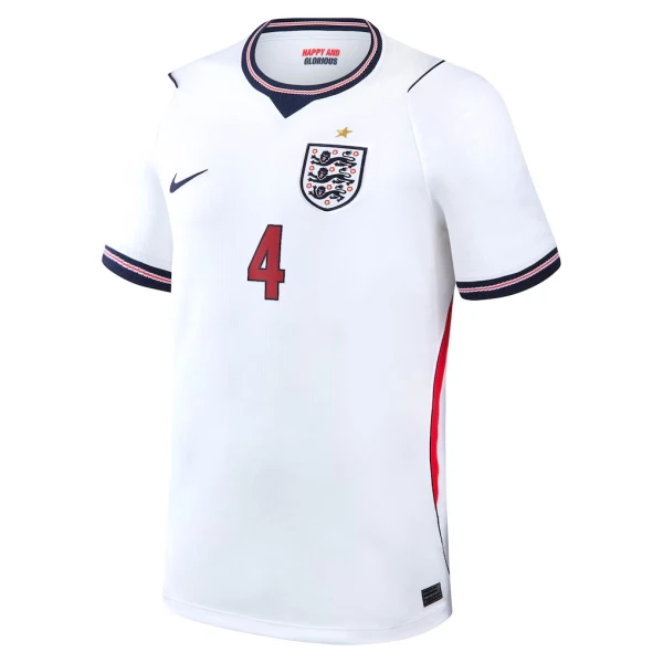 Maillot Angleterre Rice 4 Enfant Domicile Coupe du Monde 2026