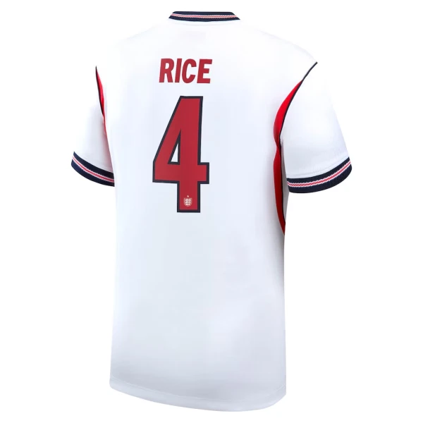 Maillot Angleterre Rice 4 Homme Domicile Coupe du Monde 2026