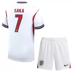 Maillot Angleterre Saka 7 Enfant Domicile Coupe du Monde 2026
