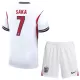 Maillot Angleterre Saka 7 Enfant Domicile Coupe du Monde 2026