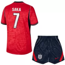 Maillot Angleterre Saka 7 Enfant Extérieur Coupe du Monde 2026