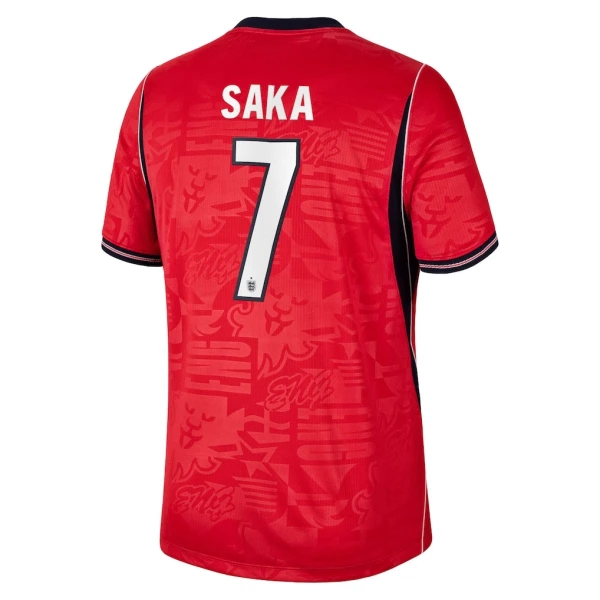 Maillot Angleterre Saka 7 Enfant Extérieur Coupe du Monde 2026