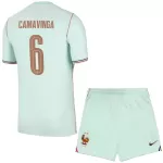 Maillot France Camavinga 6 Enfant Extérieur Coupe du Monde 2026