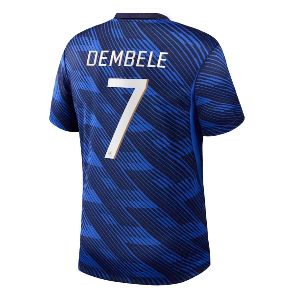 Maillot France O. Dembele 7 Enfant Domicile Coupe du Monde 2026