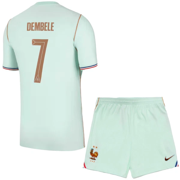 Maillot France O. Dembele 7 Enfant Extérieur Coupe du Monde 2026