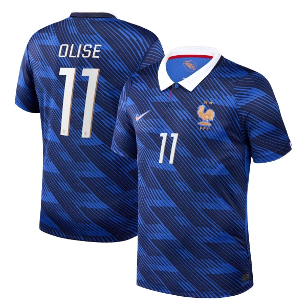 Maillot France Olise 11 Homme Domicile Coupe du Monde 2026
