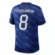 Maillot France Tchouameni 8 Enfant Domicile Coupe du Monde 2026