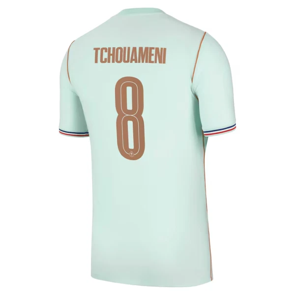 Maillot France Tchouameni 8 Enfant Extérieur Coupe du Monde 2026
