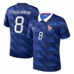 Maillot France Tchouameni 8 Homme Domicile Coupe du Monde 2026