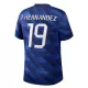 Maillot France Theo Hernandez 19 Homme Domicile Coupe du Monde 2026