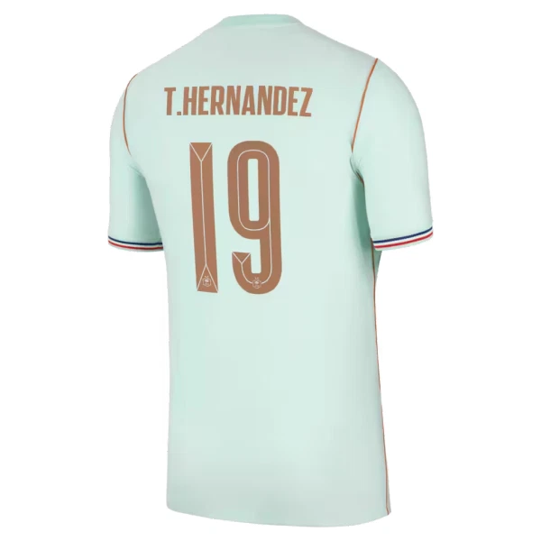 Maillot France Theo Hernandez 19 Homme Extérieur Coupe du Monde 2026