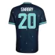 Maillot Allemagne Gnabry 20 Homme Extérieur Coupe du Monde 2026