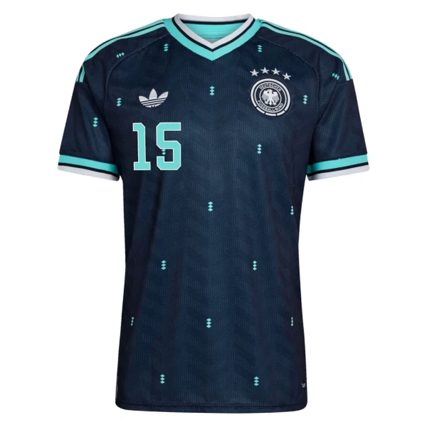 Maillot Allemagne N. Schlotterbeck 15 Homme Extérieur Coupe du Monde 2026