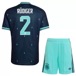 Maillot Allemagne Rudiger 2 Enfant Extérieur Coupe du Monde 2026