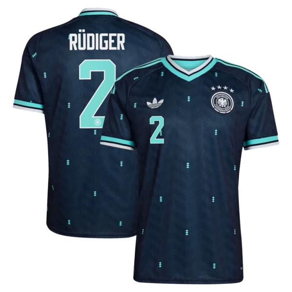 Maillot Allemagne Rudiger 2 Homme Extérieur Coupe du Monde 2026