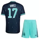 Maillot Allemagne Wirtz 17 Enfant Extérieur Coupe du Monde 2026