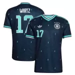 Maillot Allemagne Wirtz 17 Homme Extérieur Coupe du Monde 2026